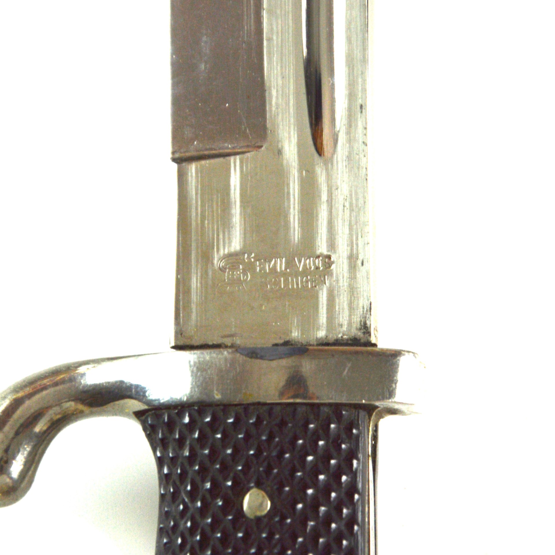 German Third Reich NCO's Short Dress Bayonet - Manufactured by Emil Voos, Solingen - Image 7