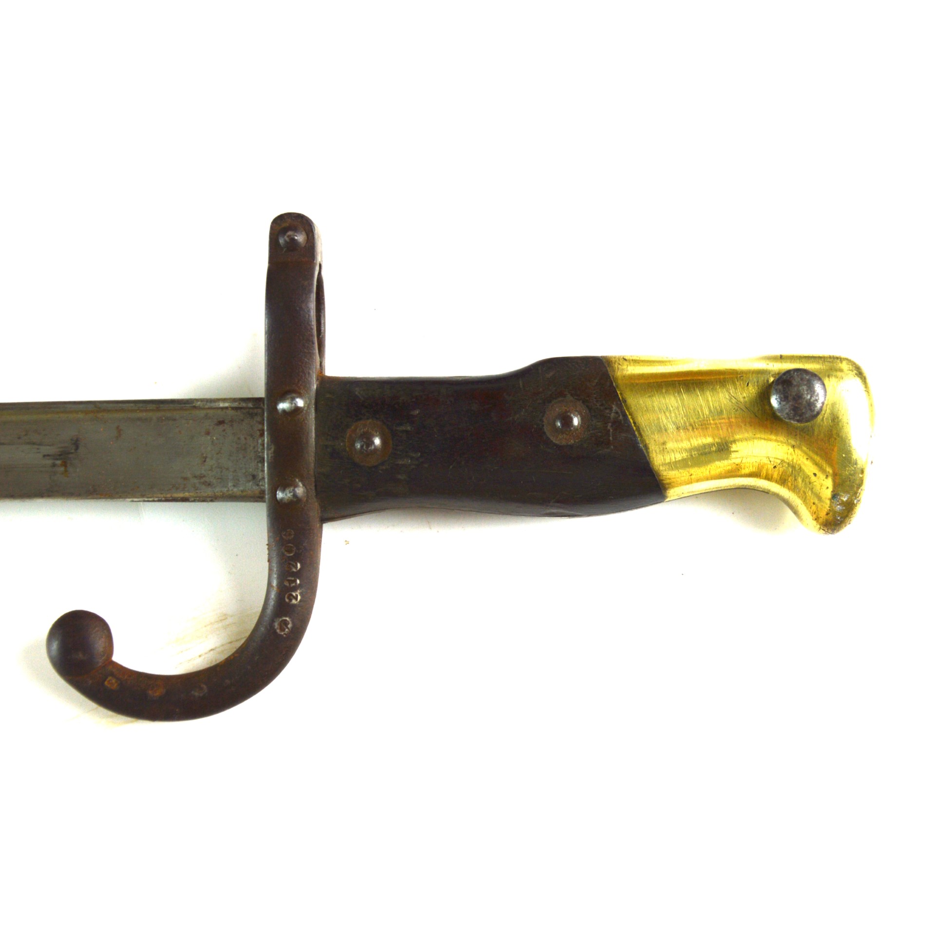 French M1874 Gras Bayonet with Matching Serial Numbers - Manufactured by St. Etienne Weapons Factory, Dated April 1879 - Image 6