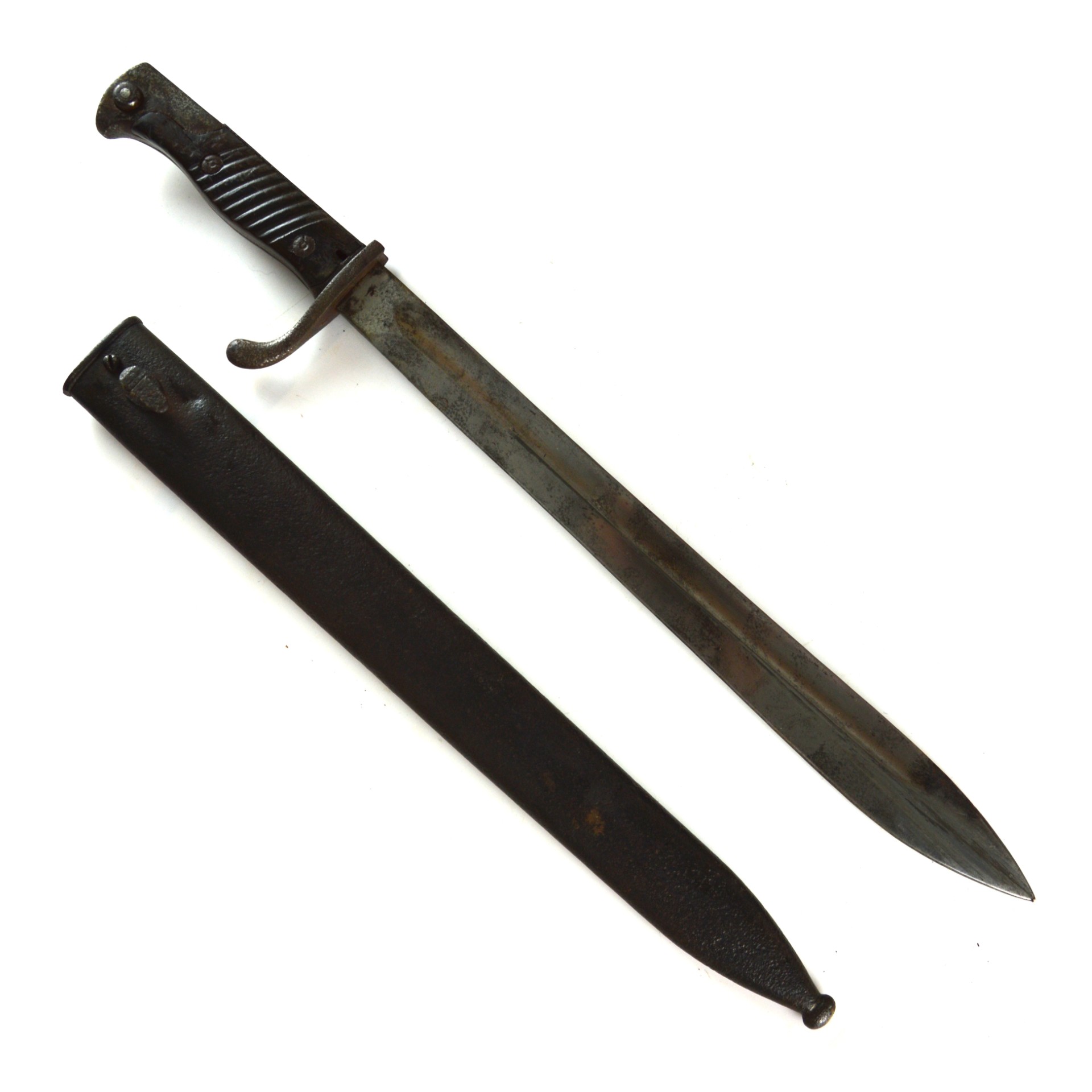 Imperial German Mauser G98 Seitengewehr 1898/05 n/A Bayonet - Manufactured by Simson & Co, Suhl, 1915