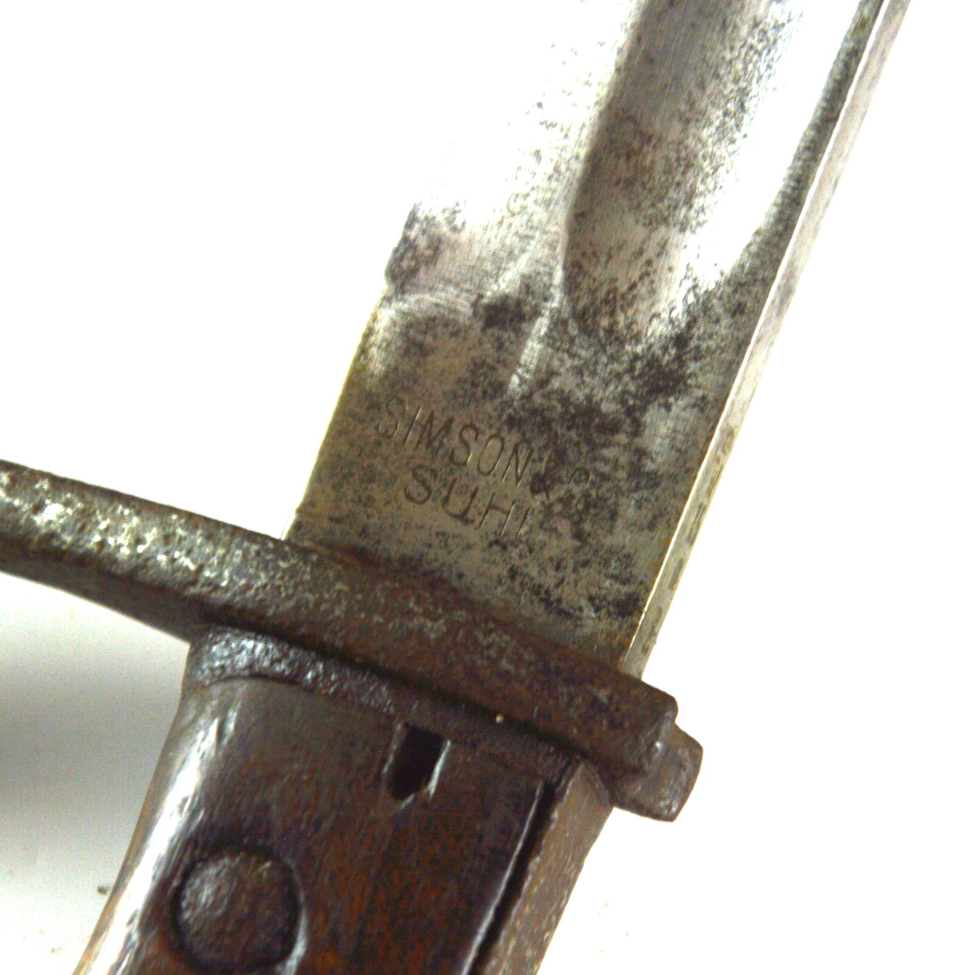 Imperial German Mauser G98 Seitengewehr 1898/05 n/A Bayonet - Manufactured by Simson & Co, Suhl, 1915 - Image 10