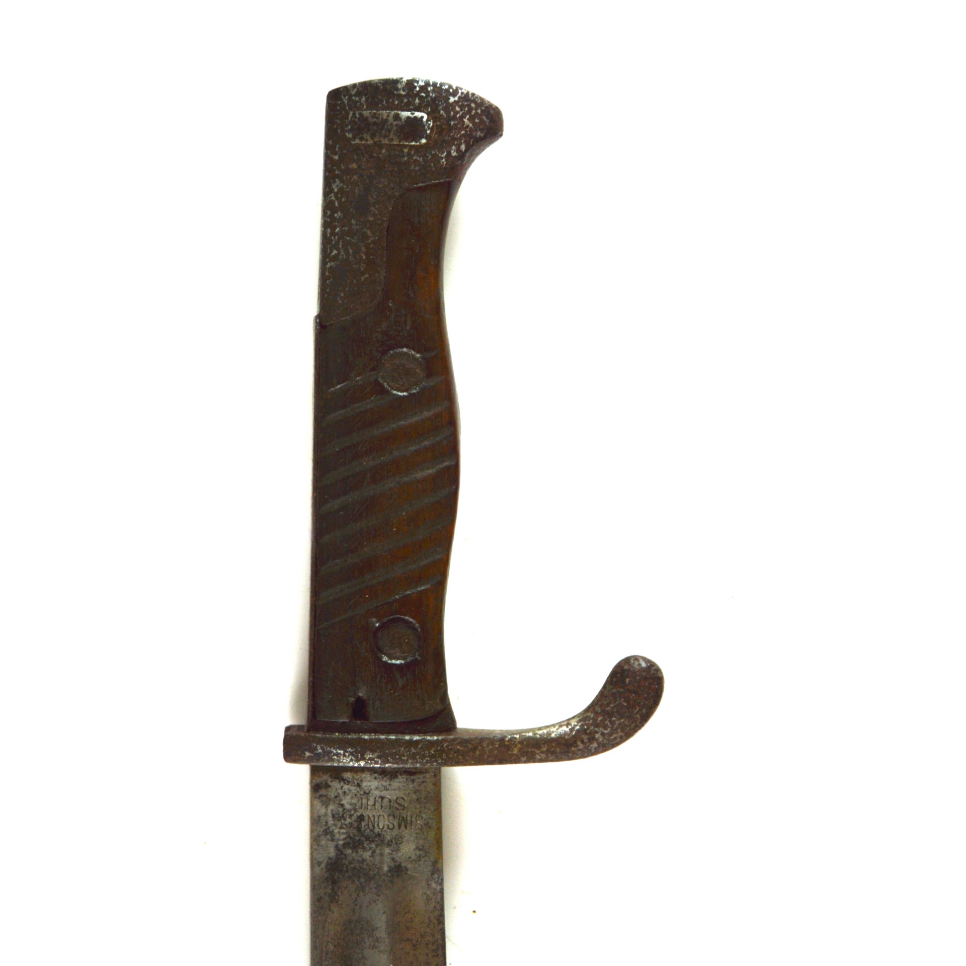 Imperial German Mauser G98 Seitengewehr 1898/05 n/A Bayonet - Manufactured by Simson & Co, Suhl, 1915 - Image 7