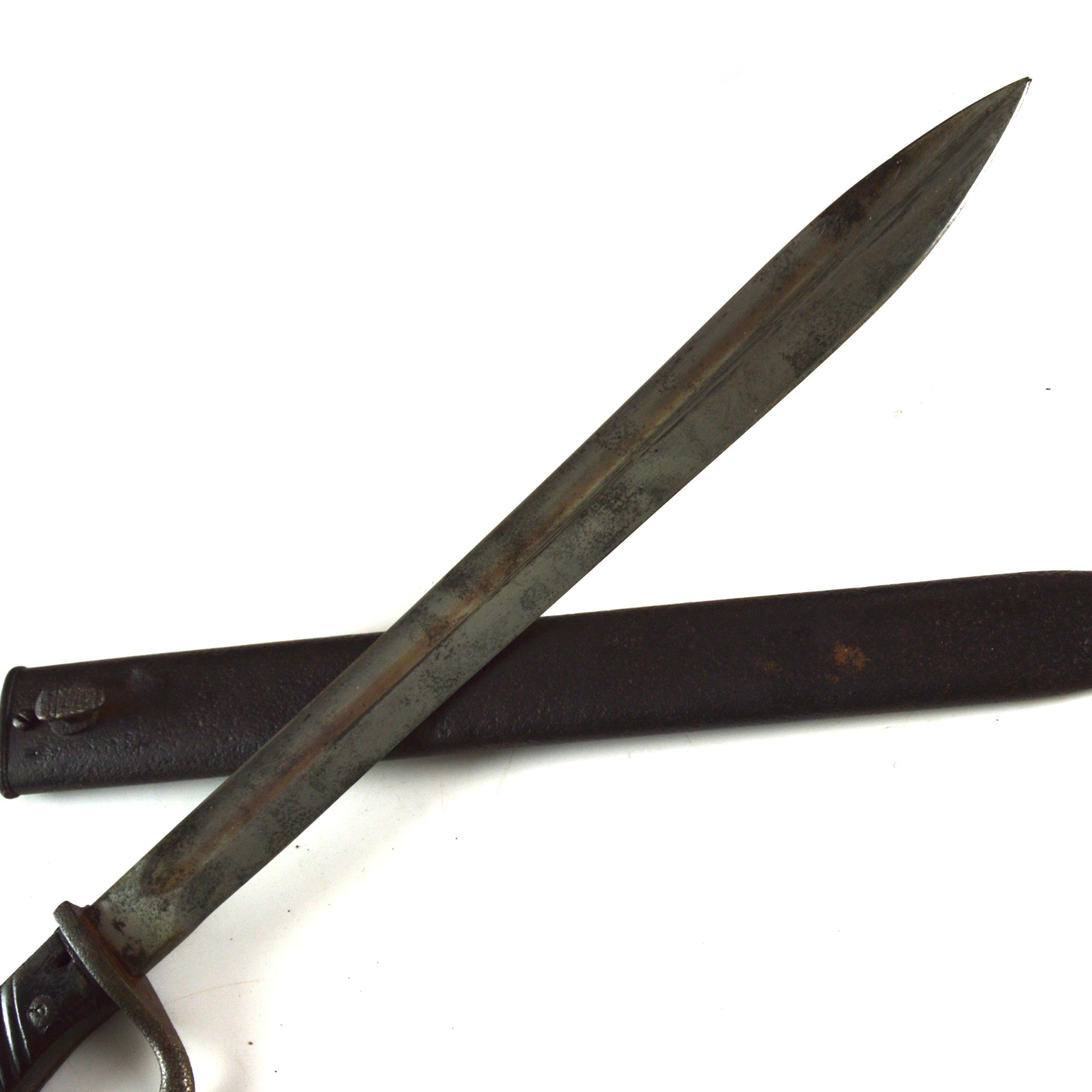 Imperial German Mauser G98 Seitengewehr 1898/05 n/A Bayonet - Manufactured by Simson & Co, Suhl, 1915 - Image 6