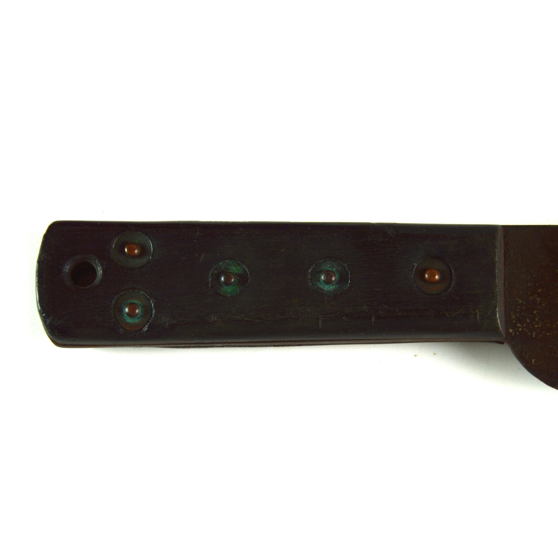 British WWII Jungle Machete in Scabbard - Manufactured by JJB, Dated 1945 - Image 4