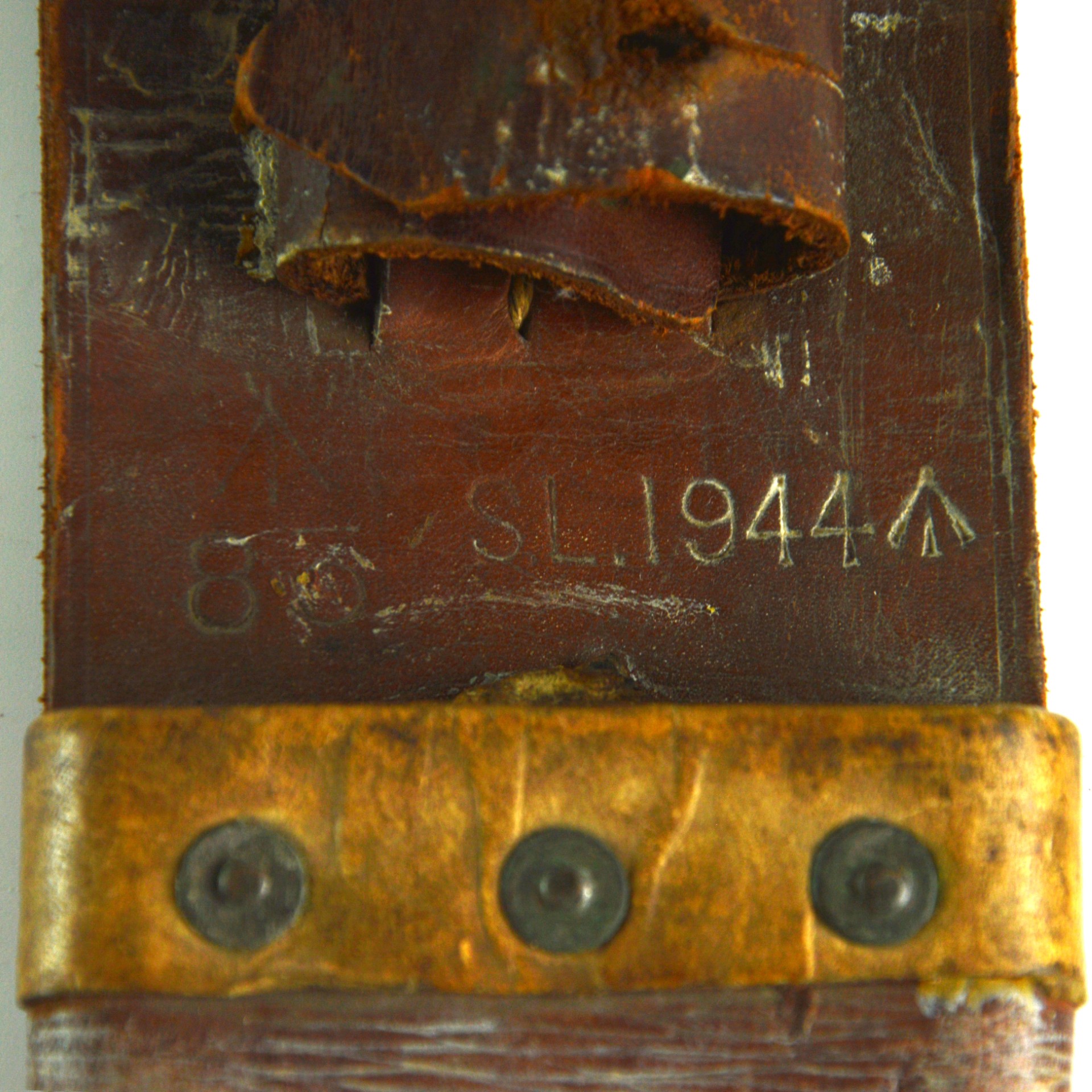 British WWII Jungle Machete in Scabbard - Manufactured by JJB, Dated 1945 - Image 11