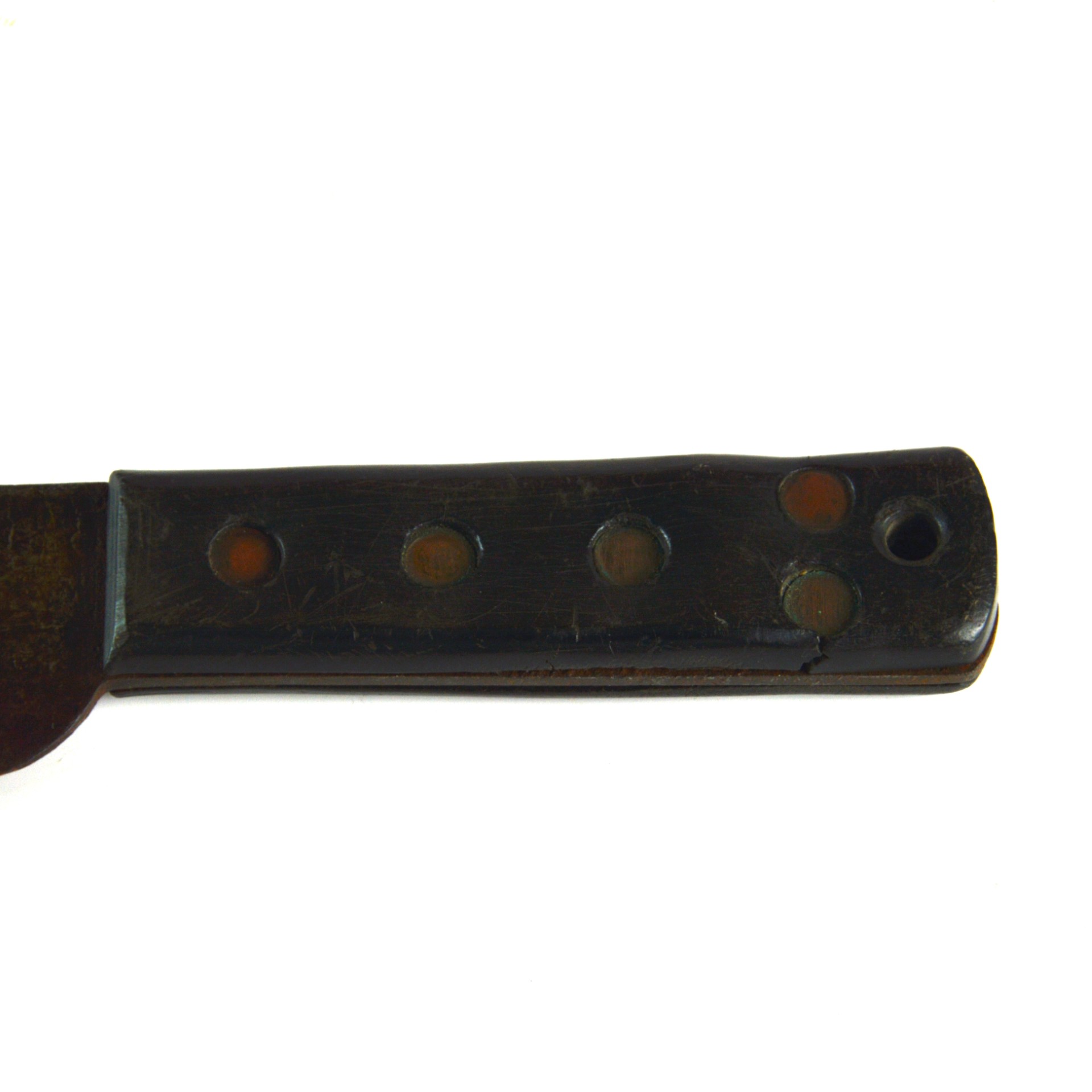 British WWII Jungle Machete in Scabbard - Manufactured by JJB, Dated 1945 - Image 6