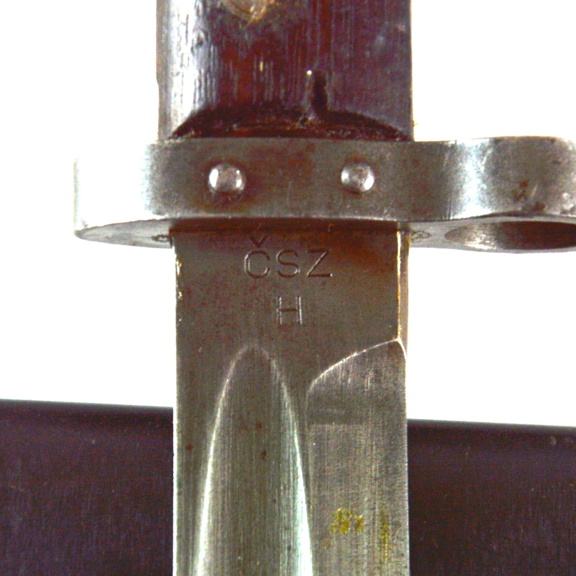 Czechoslovakian Vz24 Bayonet in Scabbard - Dated 1946 - Image 2
