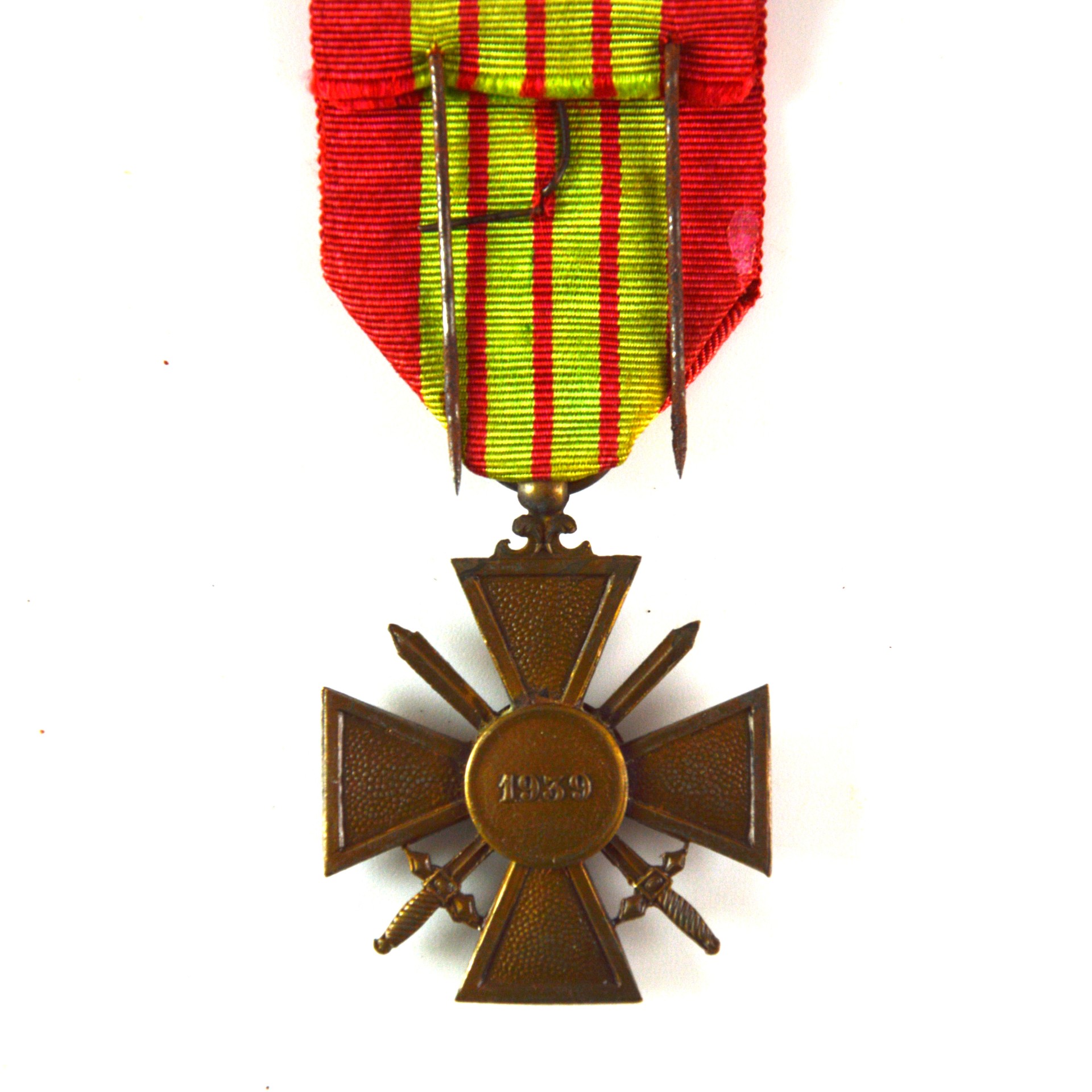 French Croix de Guerre 1939 with Bronze Star - Image 2