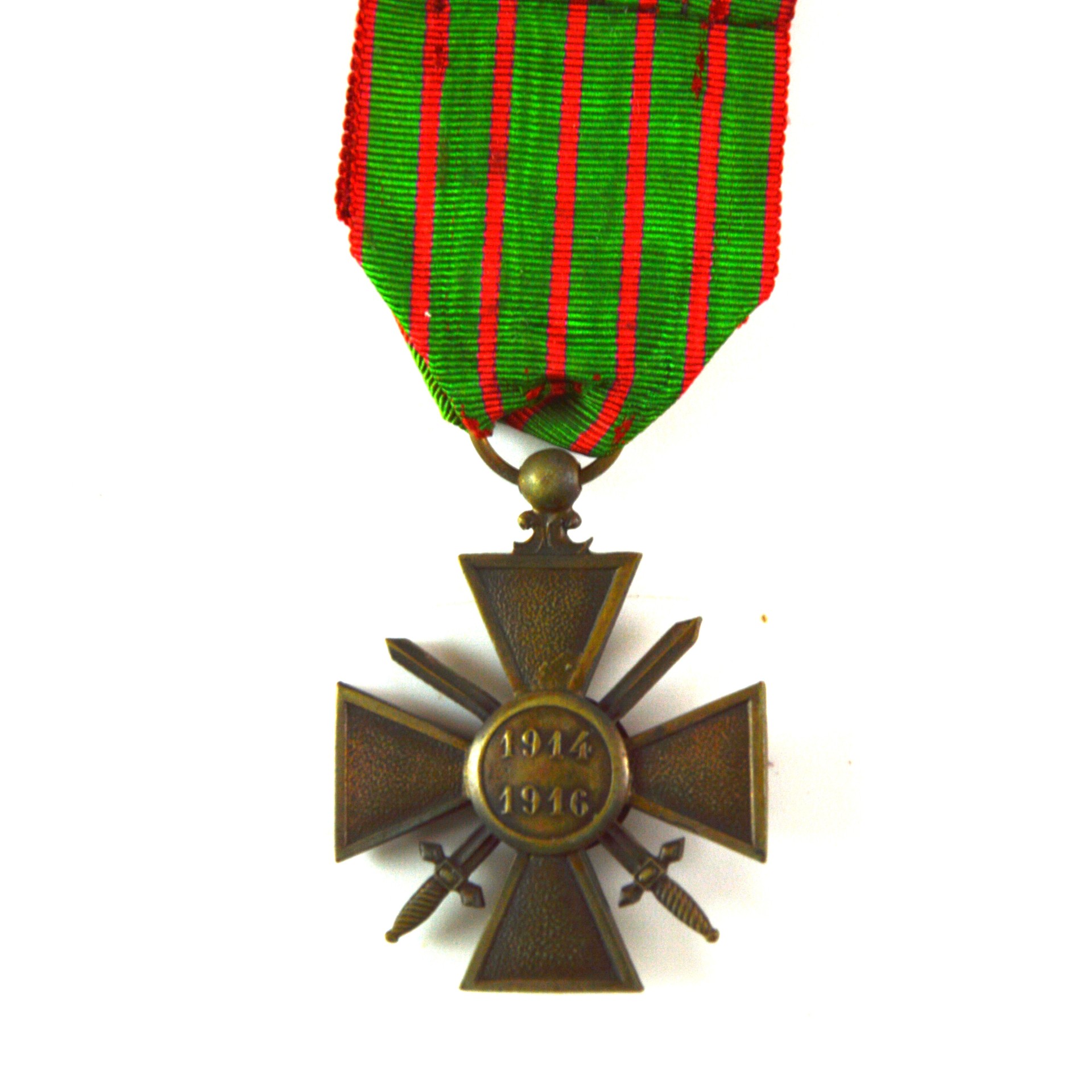 French Croix de Guerre 1914-1916 Medal with Silver Star - Image 2