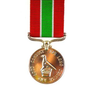 Rhodesian Prison Service Long Service and Good Conduct Medal - Collector Set Replica