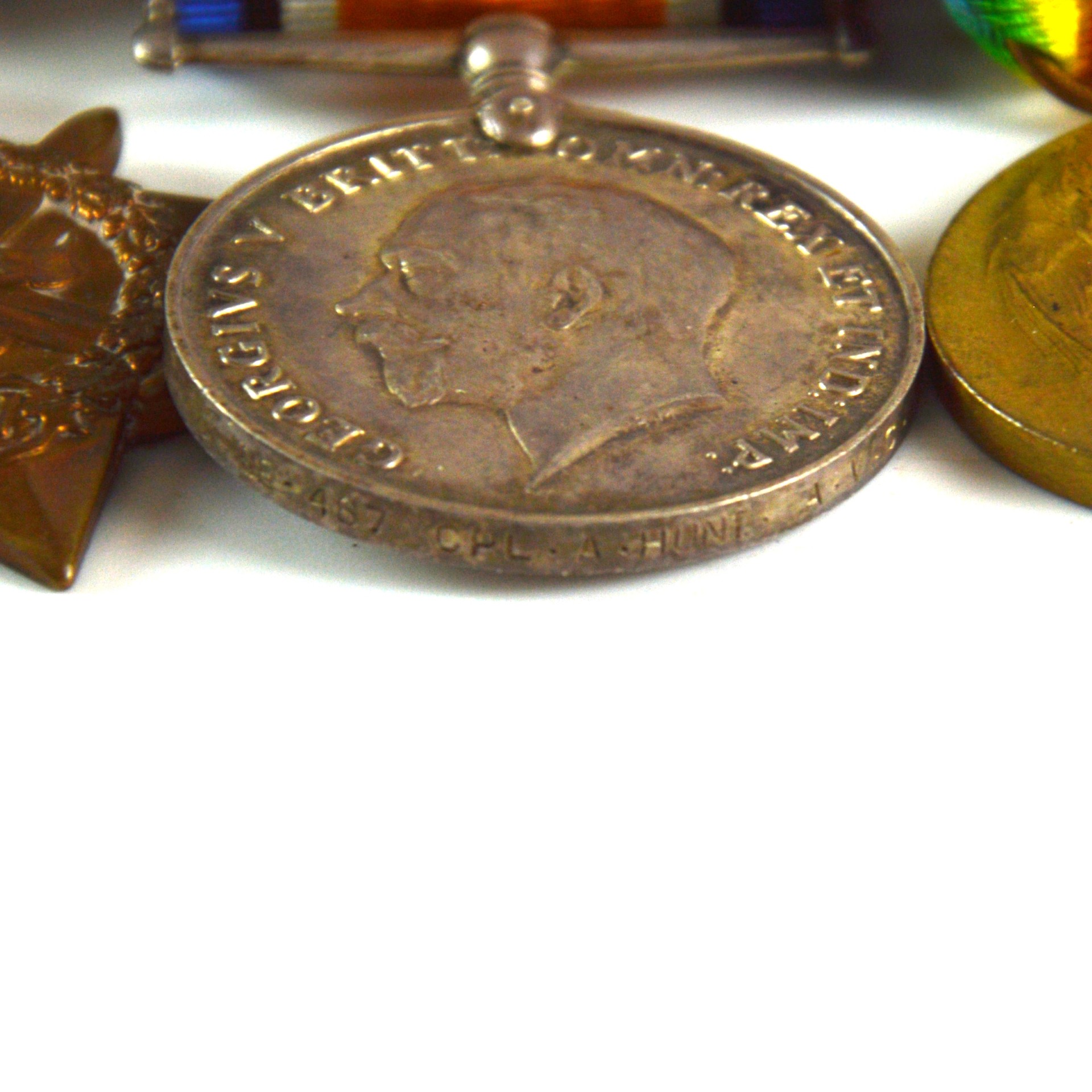 British 1914-15 Star Trio - Corporal Arthur Hunt, Army Veterinary Corps (AVC) - Image 4