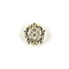 Silver Medal Rosette Emblem - Full Size