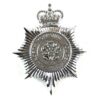 North Yorkshire Police Chrome Helmet Plate - Queen's Crown