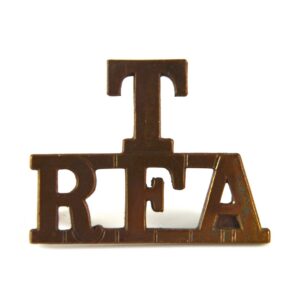 Territorial Battalions, Royal Field Artillery (T / RFA) Shoulder Title