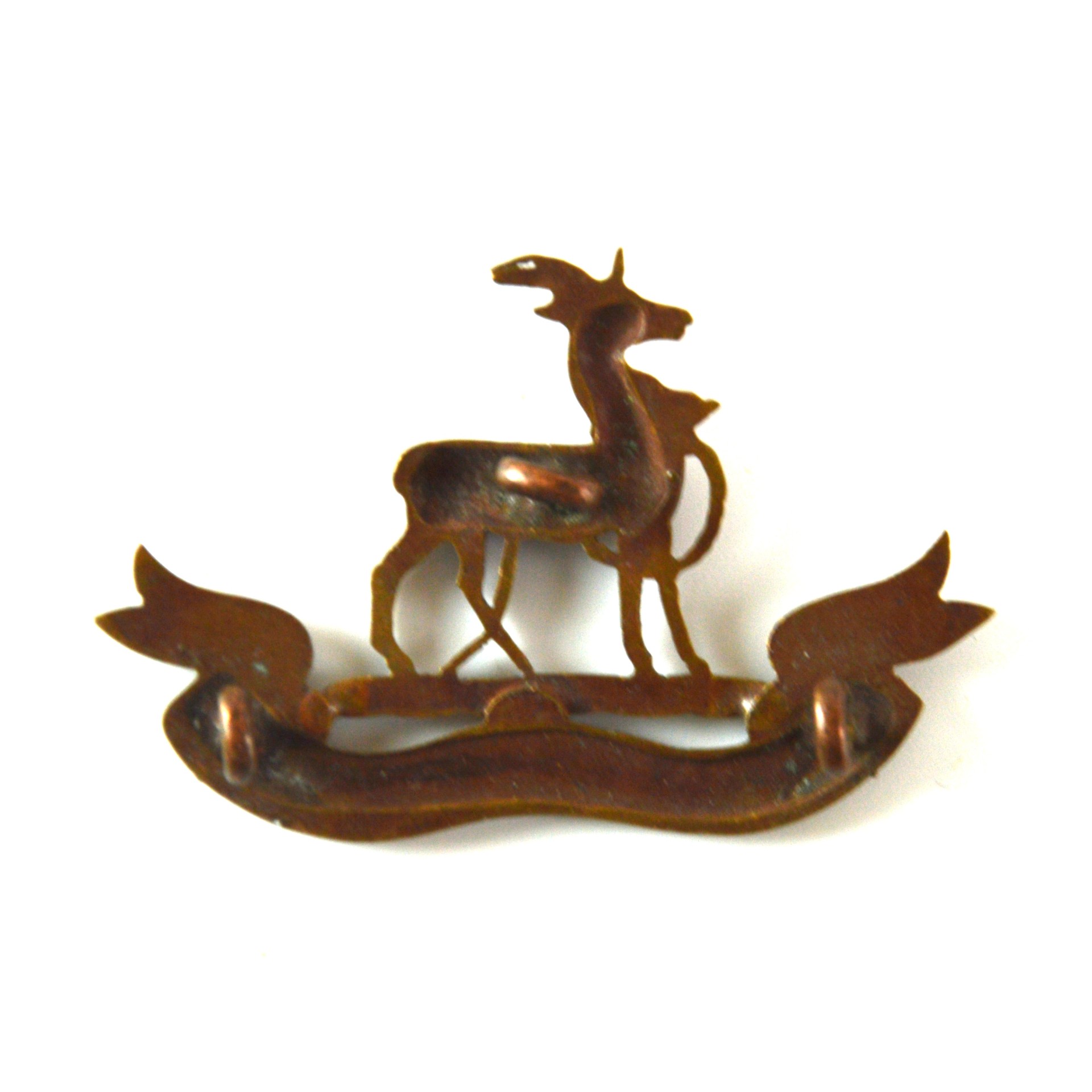 Royal Warwickshire Regiment Officer's Service Dress Collar Badge (1902-1968 Pattern) - Image 2