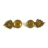 Royal Dublin Fusiliers Collar Badges - Pair