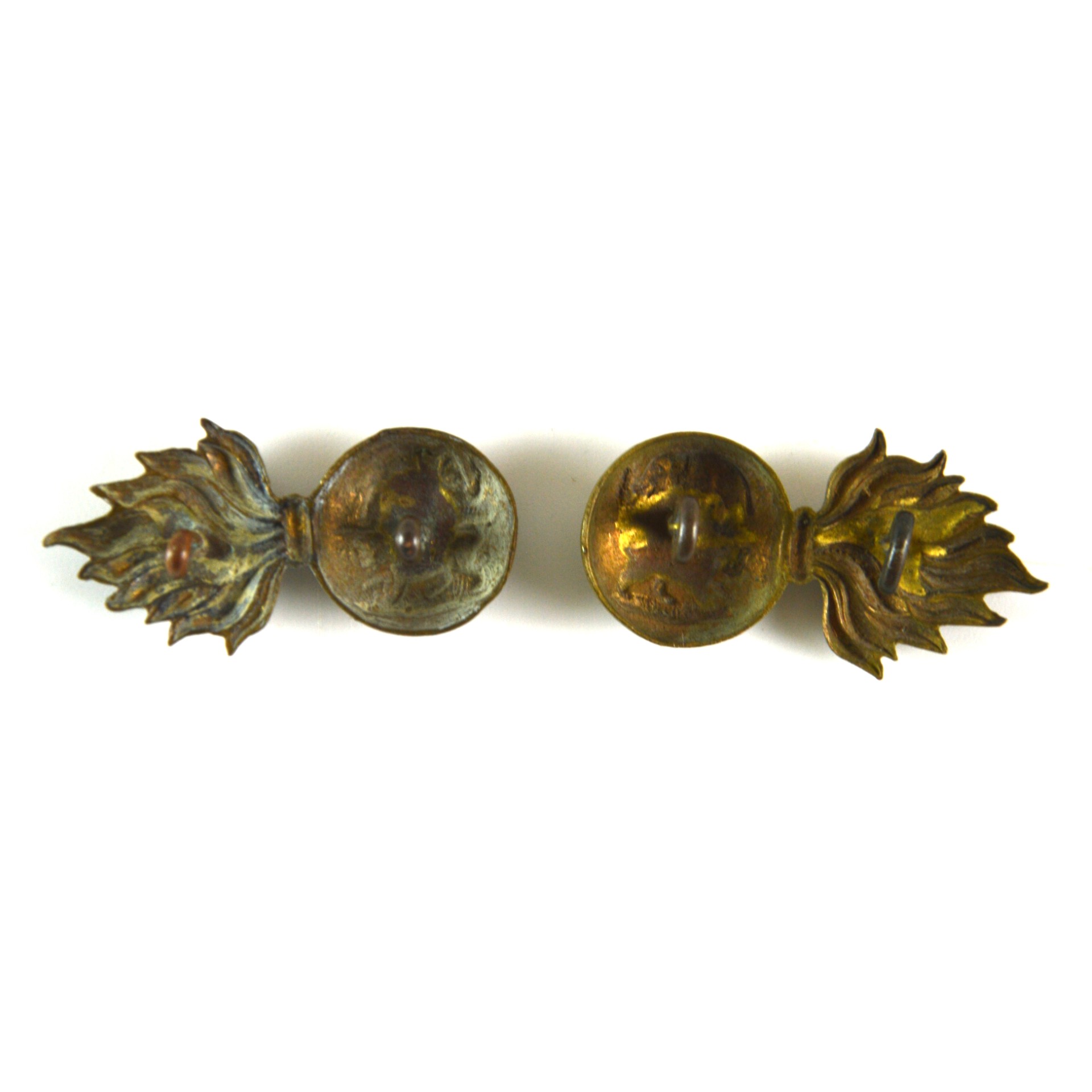 Royal Dublin Fusiliers Collar Badges - Pair - Image 2