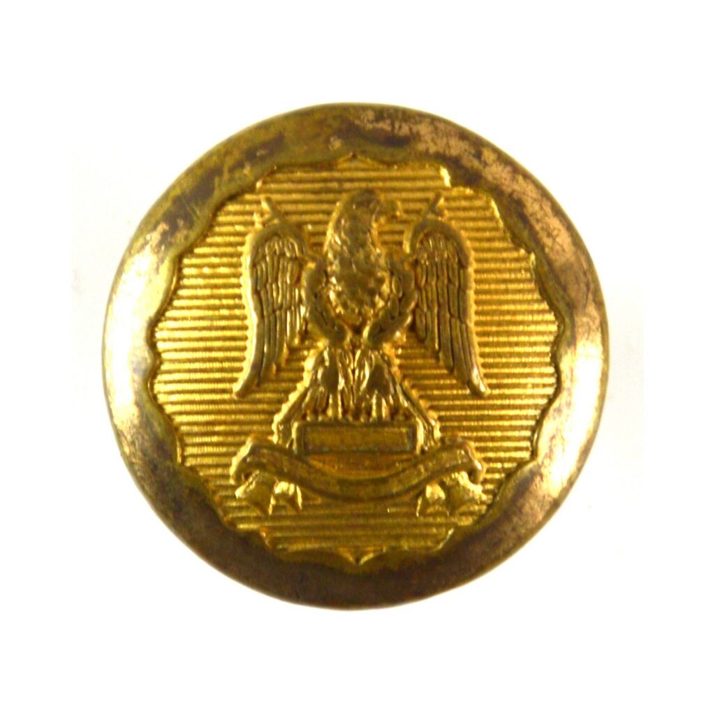 Royal Scots Dragoon Guards Officer Gilt Button - 24mm