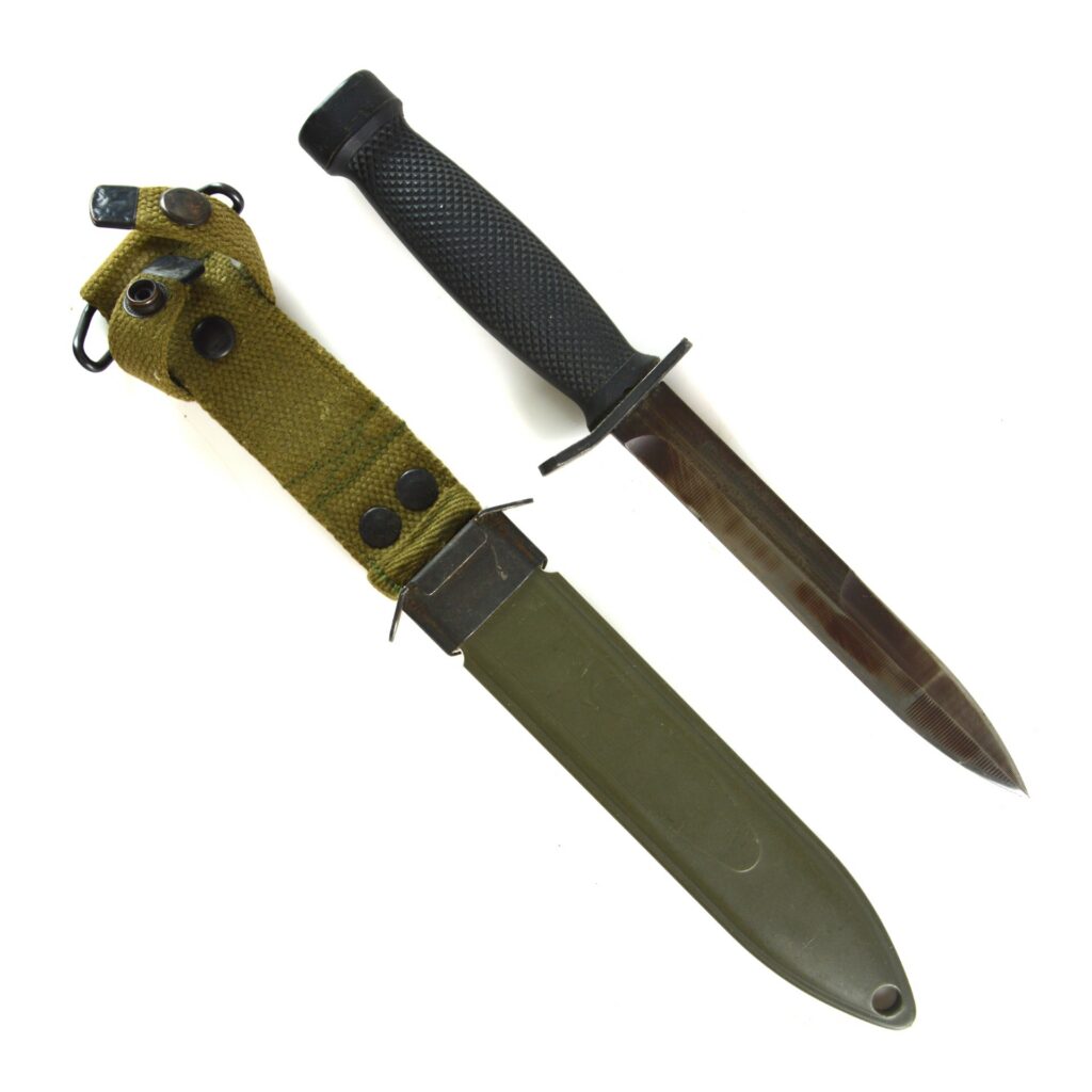 West German M3 Trench Knife in Scabbard - Made by Eickhorn, Solingen