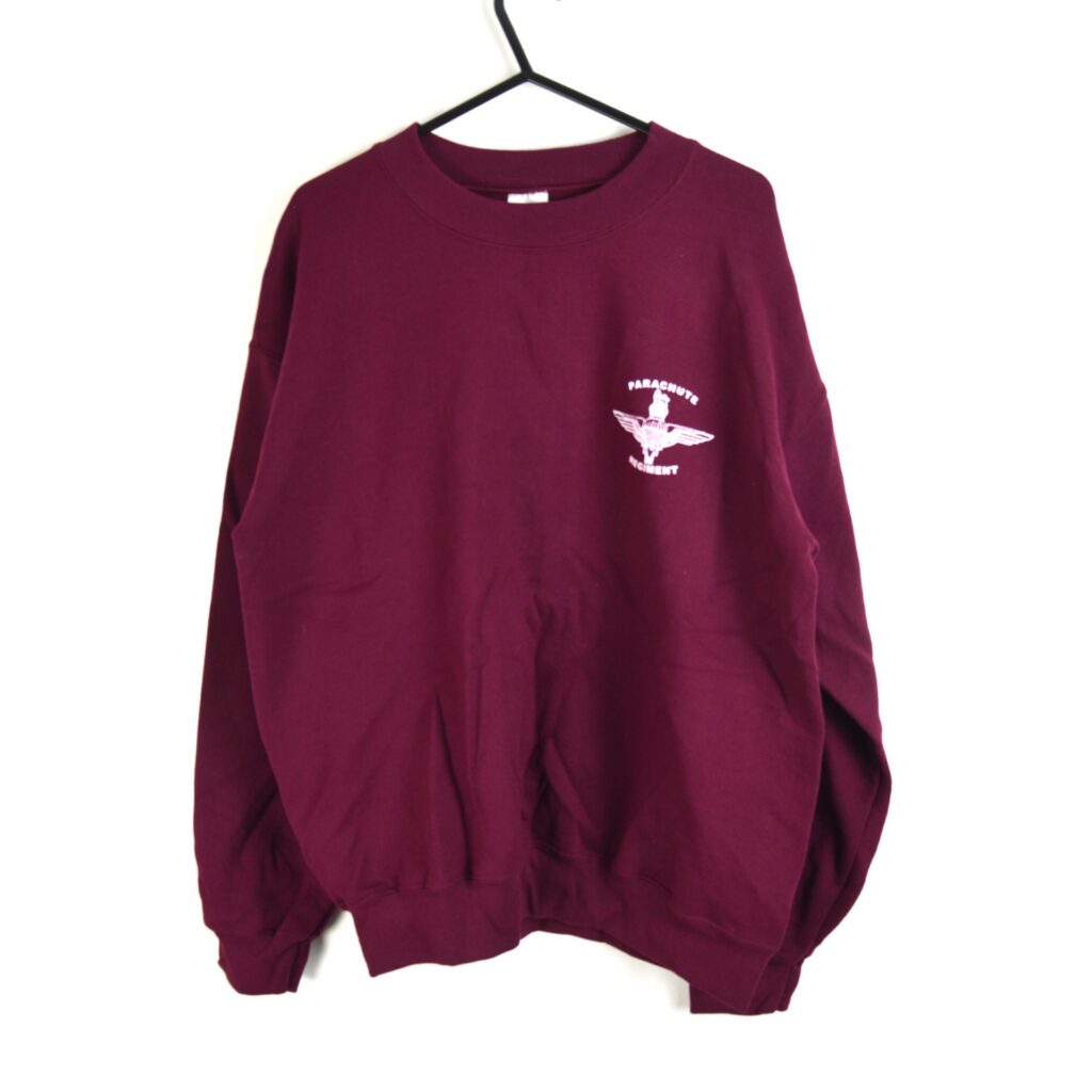Parachute Regiment Maroon Sweatshirt Jumper