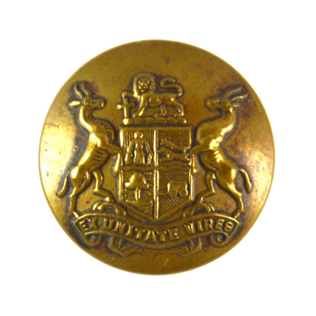 South African Army Citizen Force Brass Button (Post-1913 Pattern) - 25mm
