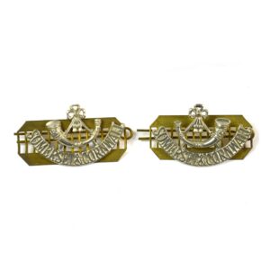 Somerset and Cornwall Light Infantry Shoulder Titles (1959-c. 1966 Pattern) - Pair