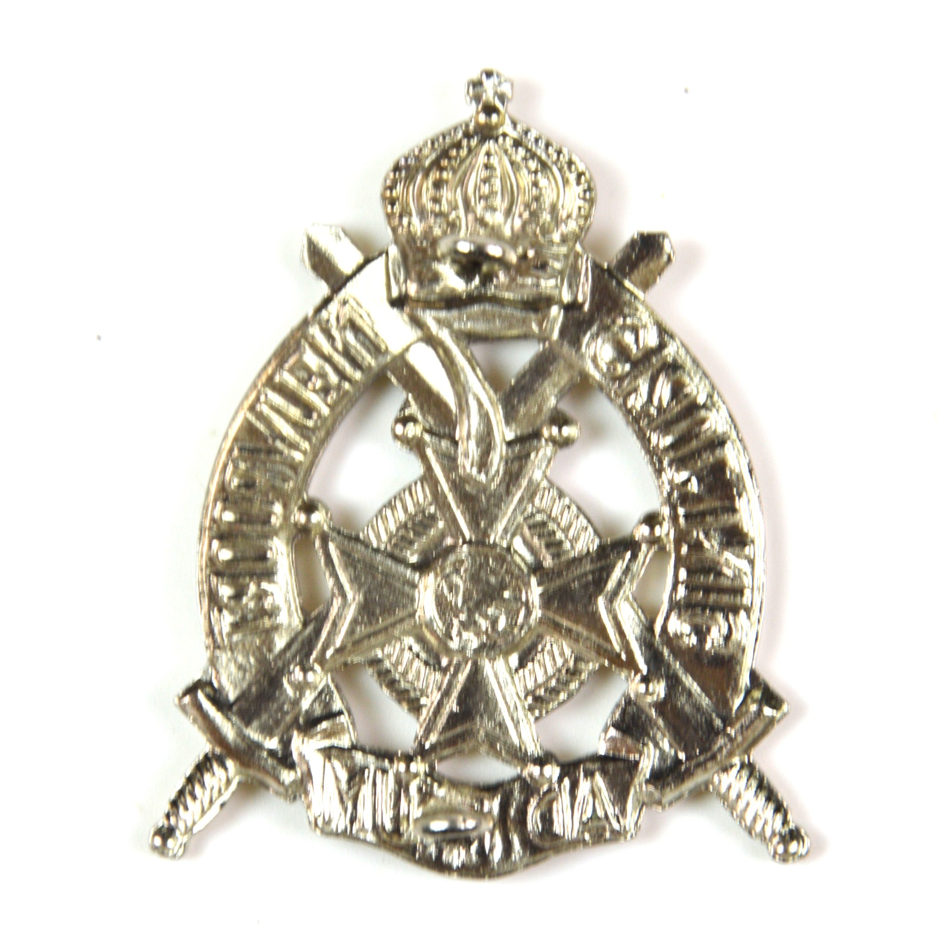 Belgian 7th Line Infantry Regiment Beret Cap Badge - Image 2