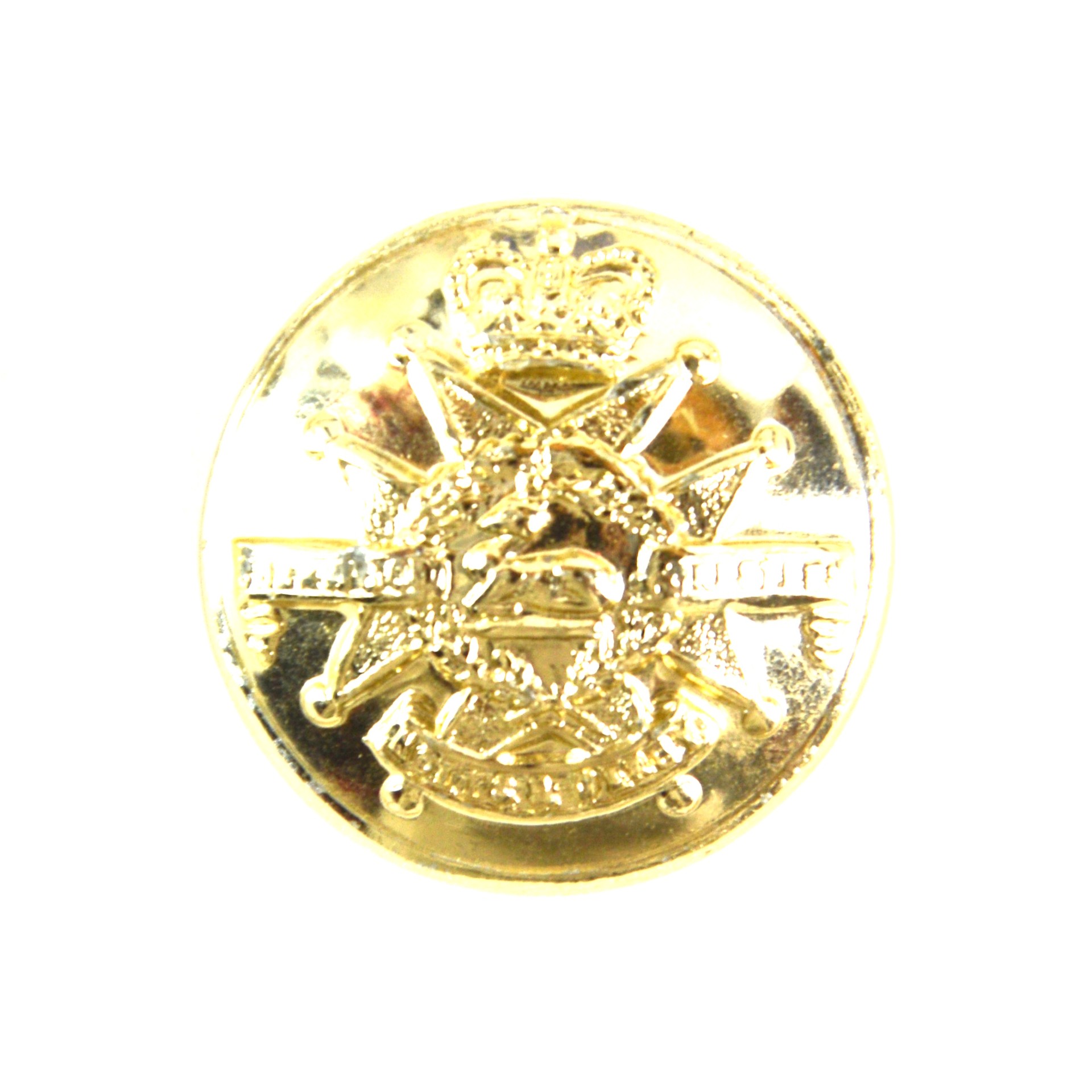 Sherwood Foresters (Nottinghamshire and Derbyshire) Regiment Anodised Button (1953-1970 Pattern) - 25.5mm