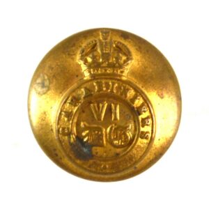 6th Dragoon Guards (Carabineers) Button (King's Crown, 1901-1922 Pattern) - 20mm