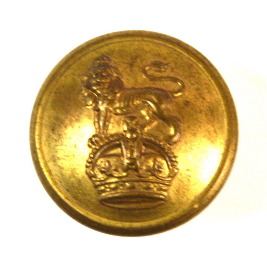 Queen's Own Royal West Kent Yeomanry Officer Button (1901-1920 Pattern) - 26mm