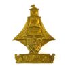 Nelson Battalion, Royal Naval Division Cap Badge - Original with J.R. Gaunt, London Plaque