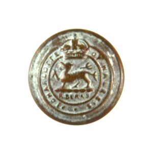 Royal Berkshire Regiment (Princess Charlotte of Wales's) Brass Button (1901-1953 Pattern) - 18.5mm