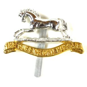 Queen's Own Hussars Anodised Cap Badge (1958-1993 Pattern)