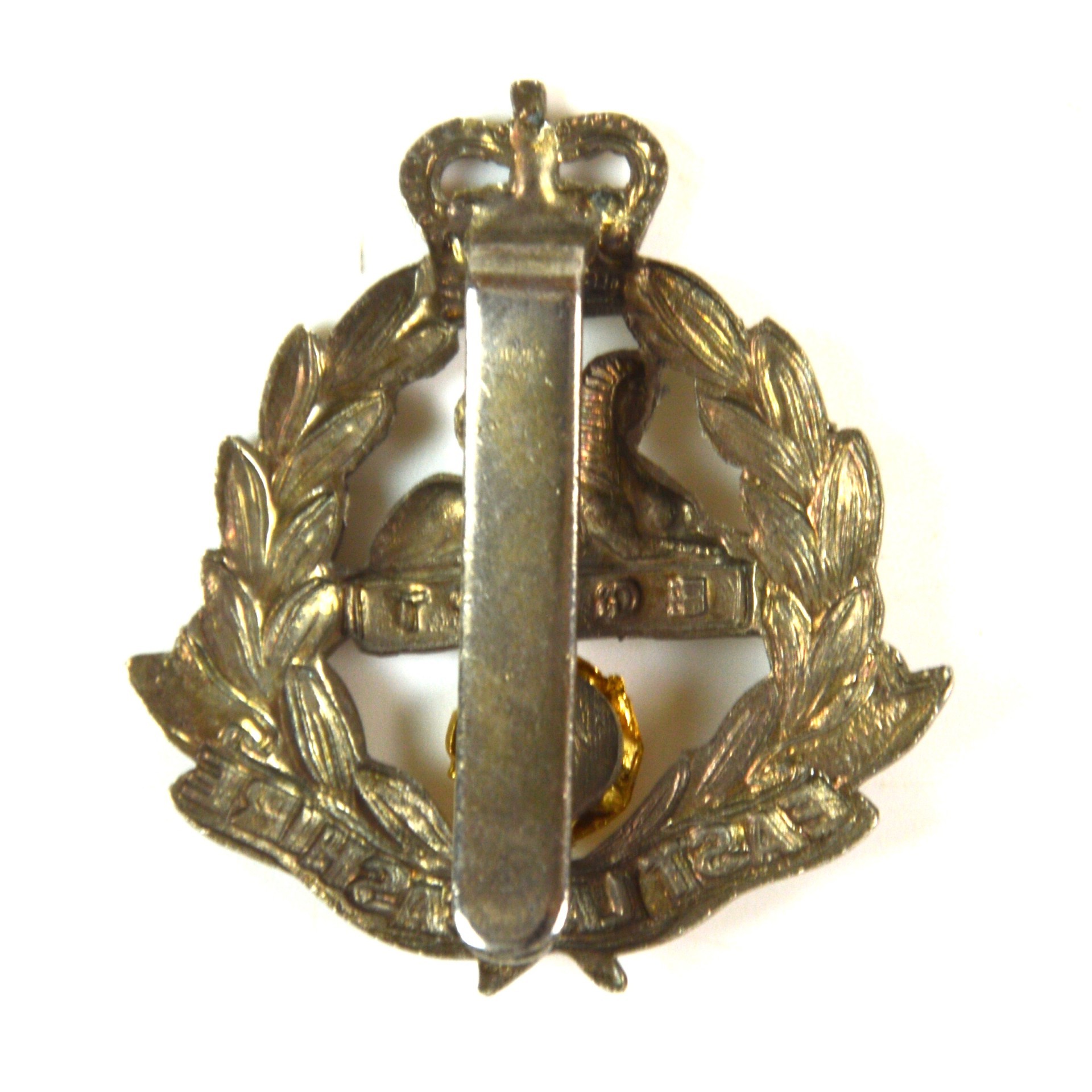 East Lancashire Regiment Officer's Silver and Gilt Cap Badge (1953-1958 Pattern) - Image 2