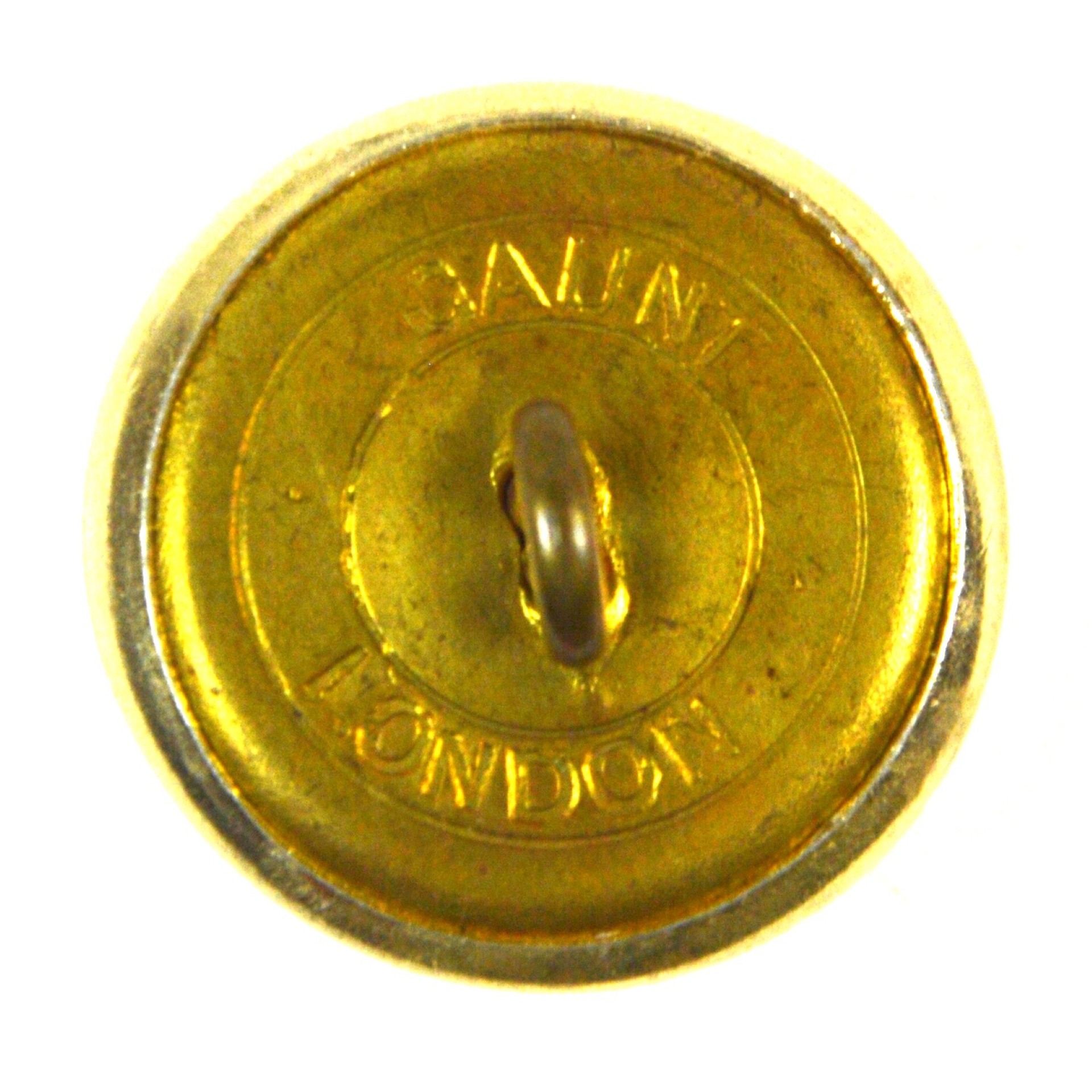 Royal Artillery Anodised Button (Queen's Crown, 1953-2022 Pattern) - 25mm - Image 2