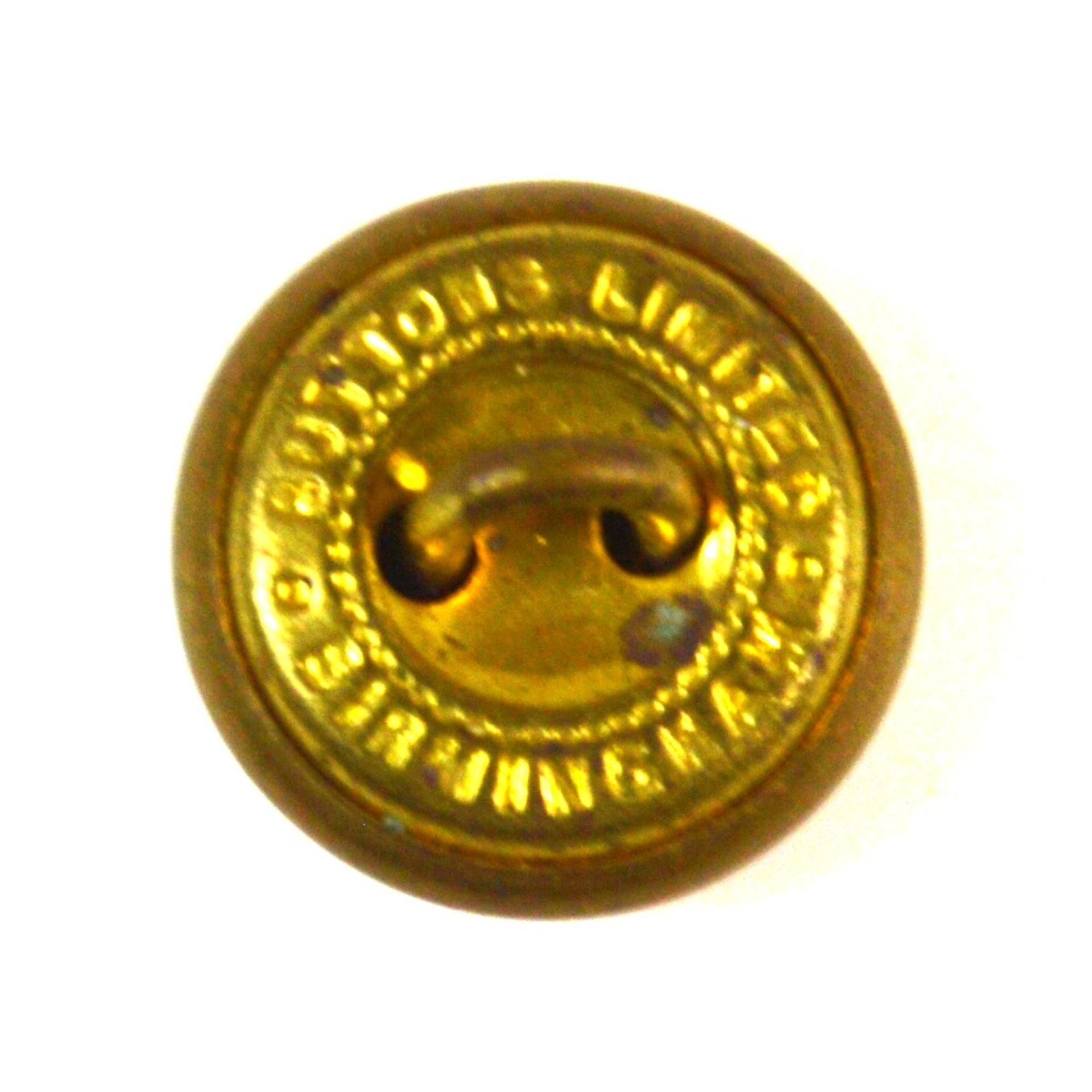 Royal Gloucestershire Hussars Brass Button - 17mm - Image 2