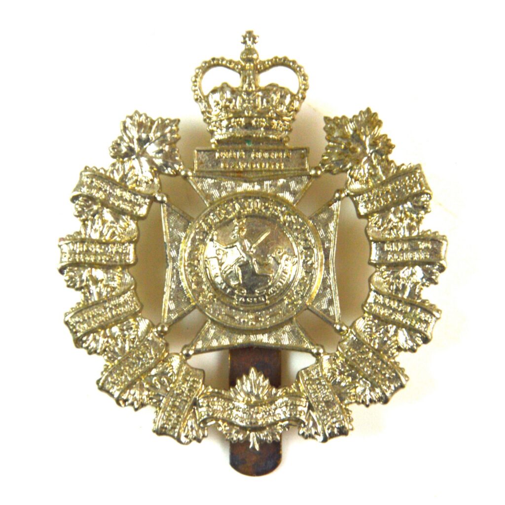 Royal Winnipeg Rifles Cap Badge (Queen's Crown, 1953-2022 Pattern)