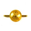 4th Canadian Mounted Rifles Regiment Button Brooch