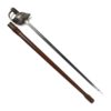 Edwardian British Pattern 1897 Infantry Officer’s Sword by Wilkinson Sword, with Sam Browne Leather Scabbard
