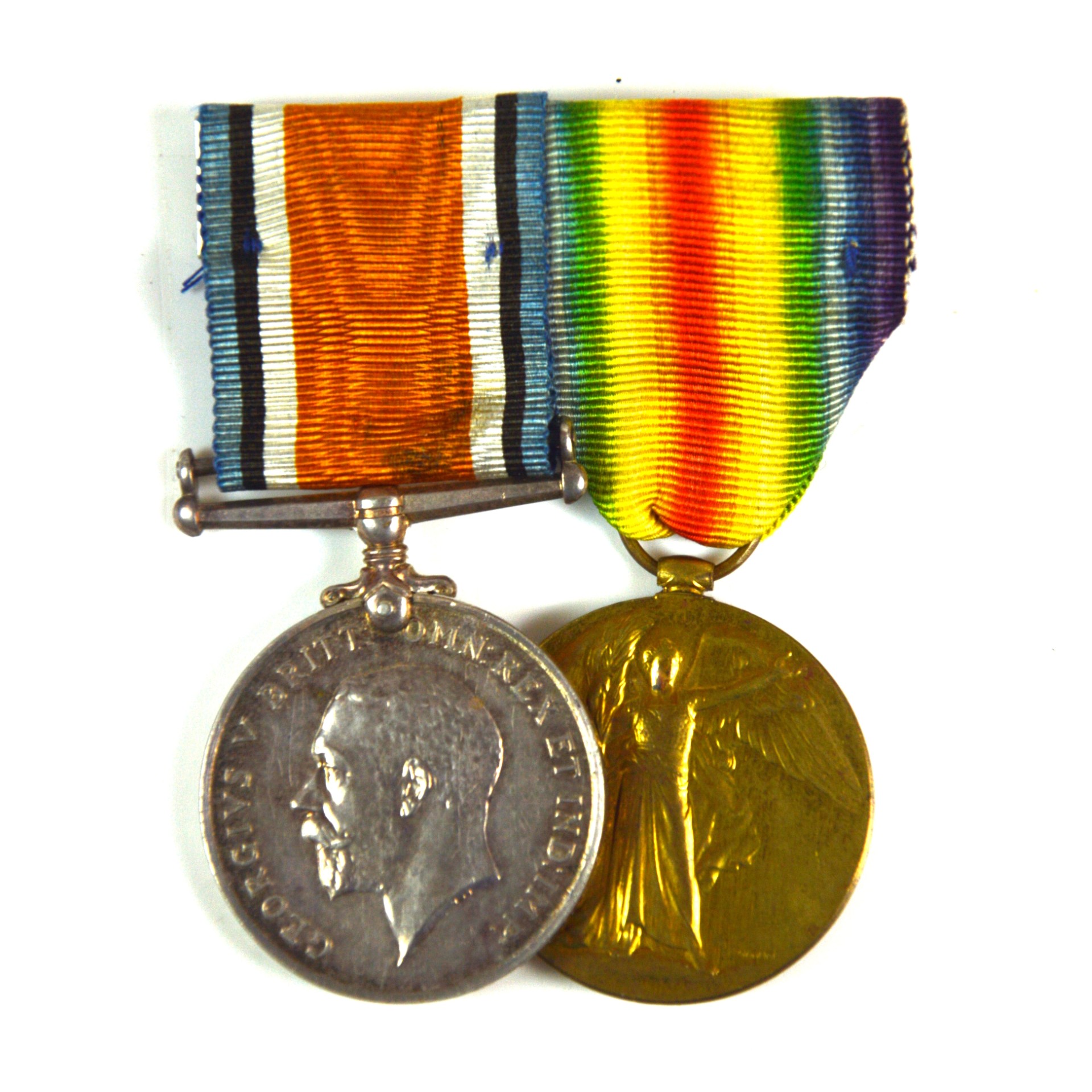 British War Medal and Victory Medal Pair - Private Harry Taylor, 8th Battalion, King's Own Royal Lancaster Regiment (Killed in Action 23rd March 1918)