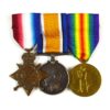 British 1914-15 Star Trio - Private Ernest Chilton, 1/7th Battalion, Middlesex Regiment