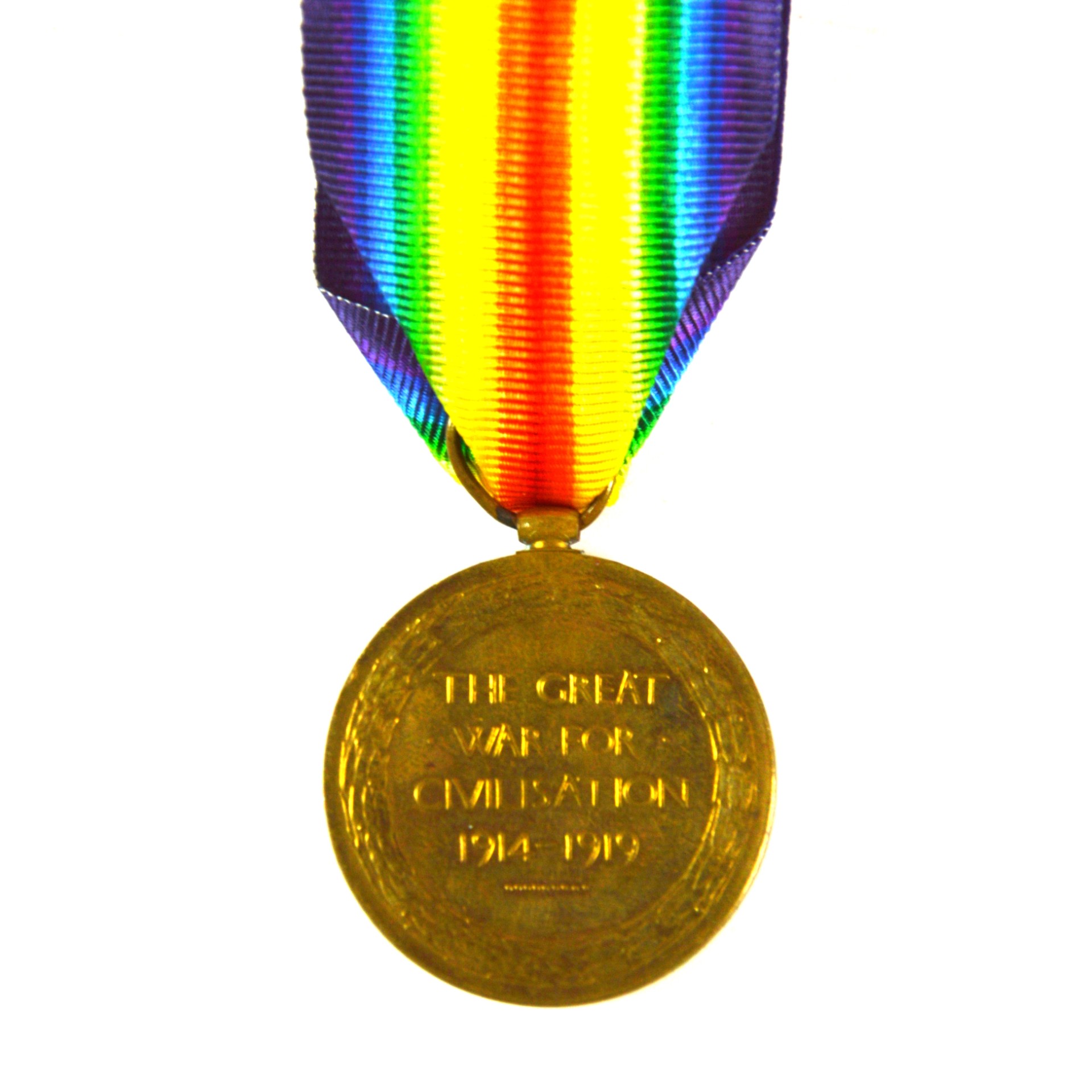 Victory Medal - Driver William Arthur Harrington, Royal Field Artillery (RFA) - Image 2