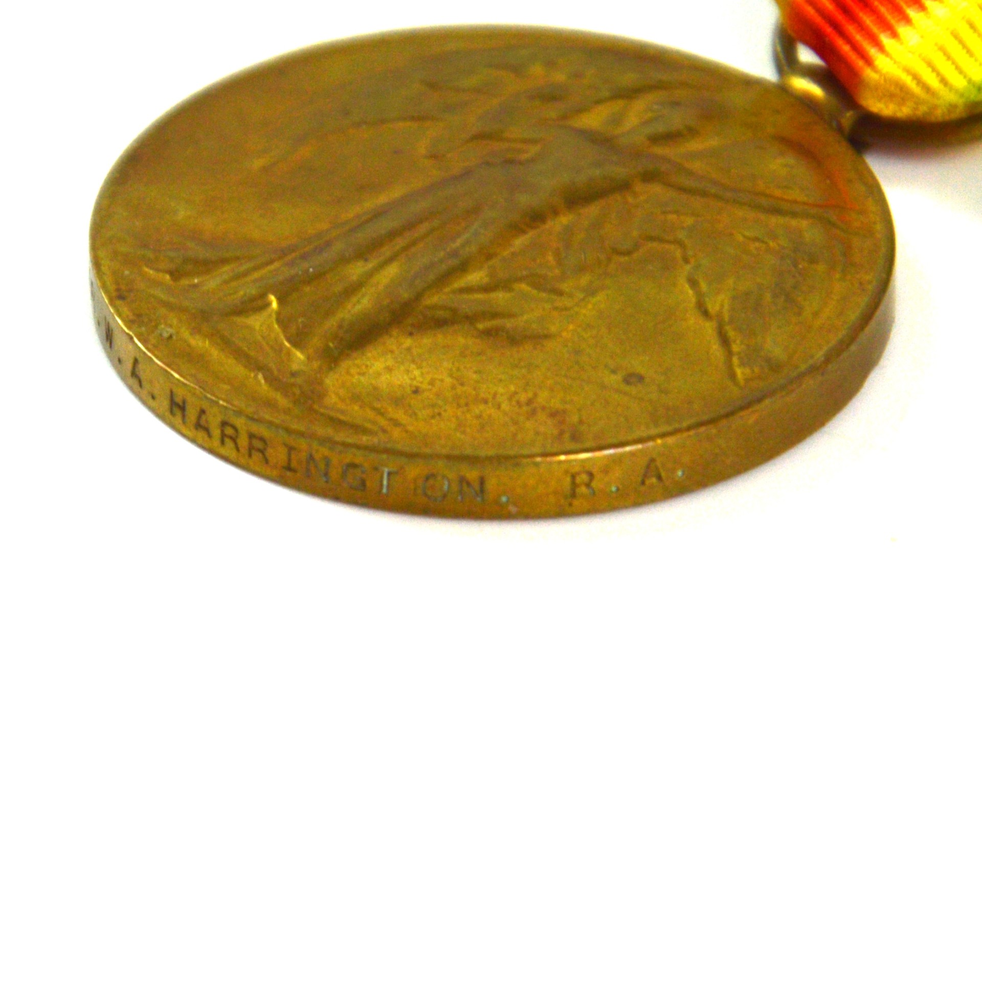Victory Medal - Driver William Arthur Harrington, Royal Field Artillery (RFA) - Image 3