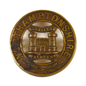 Northamptonshire Regiment Helmet Plate Centre (1881-1900 Pattern)