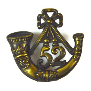 52nd (Oxfordshire) Regiment of Foot Glengarry Cap Badge (1874-1881 Pattern) - Restrike