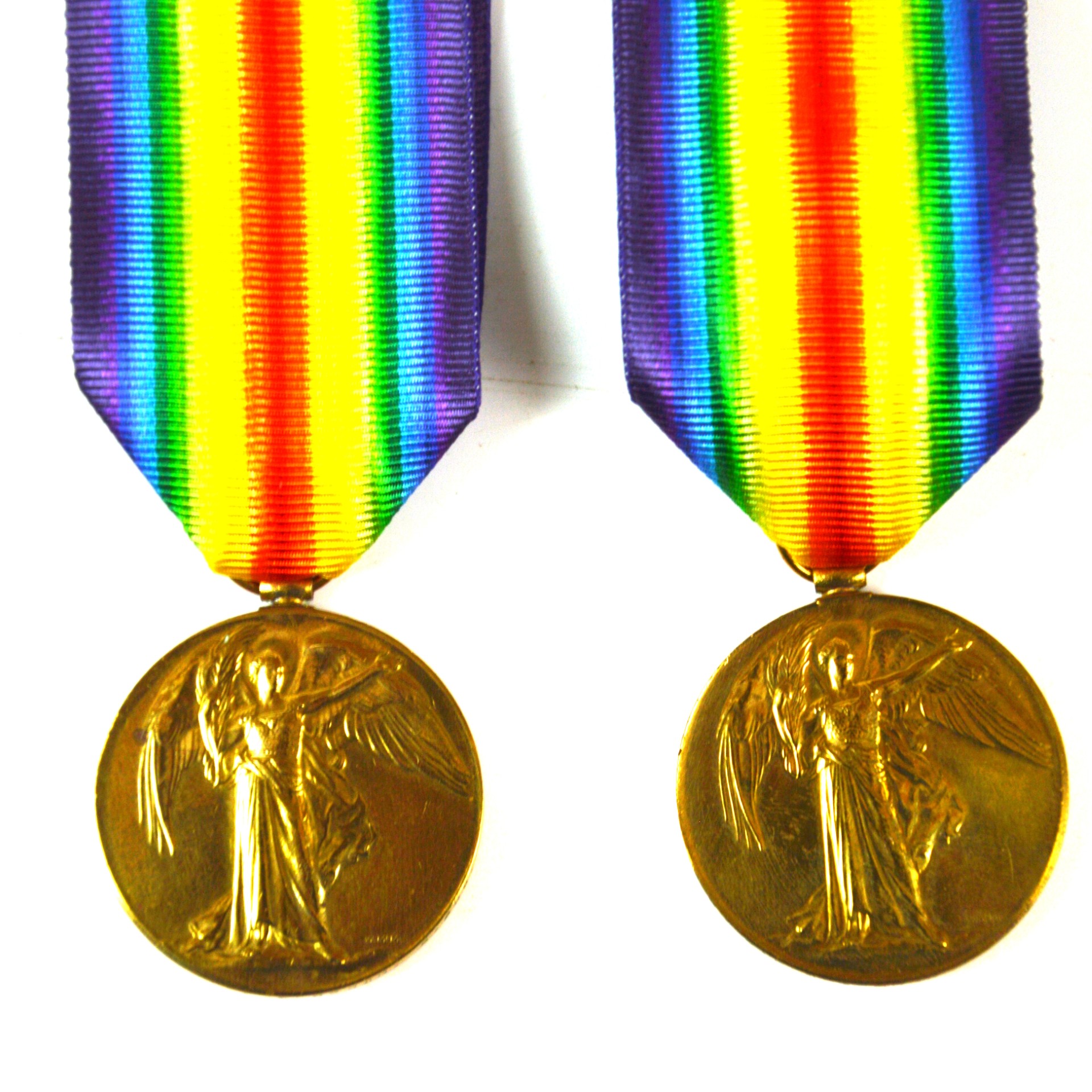 Victory Medals Belonging to Brothers Killed - L/Corporal Ernest Brown, RE and L/Corporal Sidney Brown, 1st Bn, London Regiment (RF)