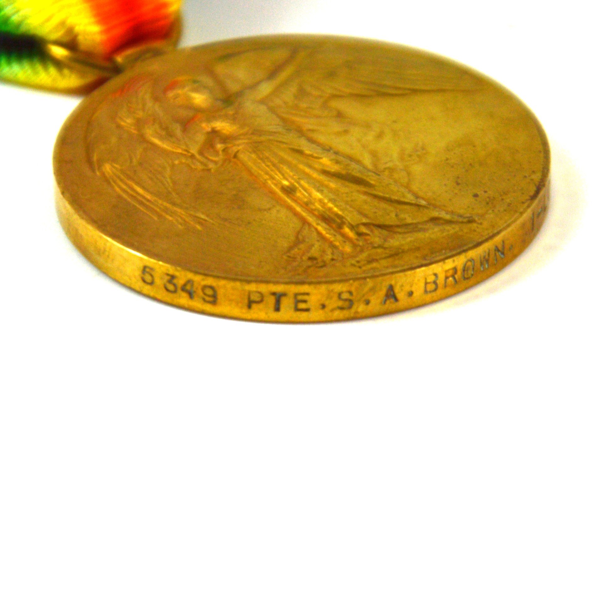 Victory Medals Belonging to Brothers Killed - L/Corporal Ernest Brown, RE and L/Corporal Sidney Brown, 1st Bn, London Regiment (RF) - Image 4