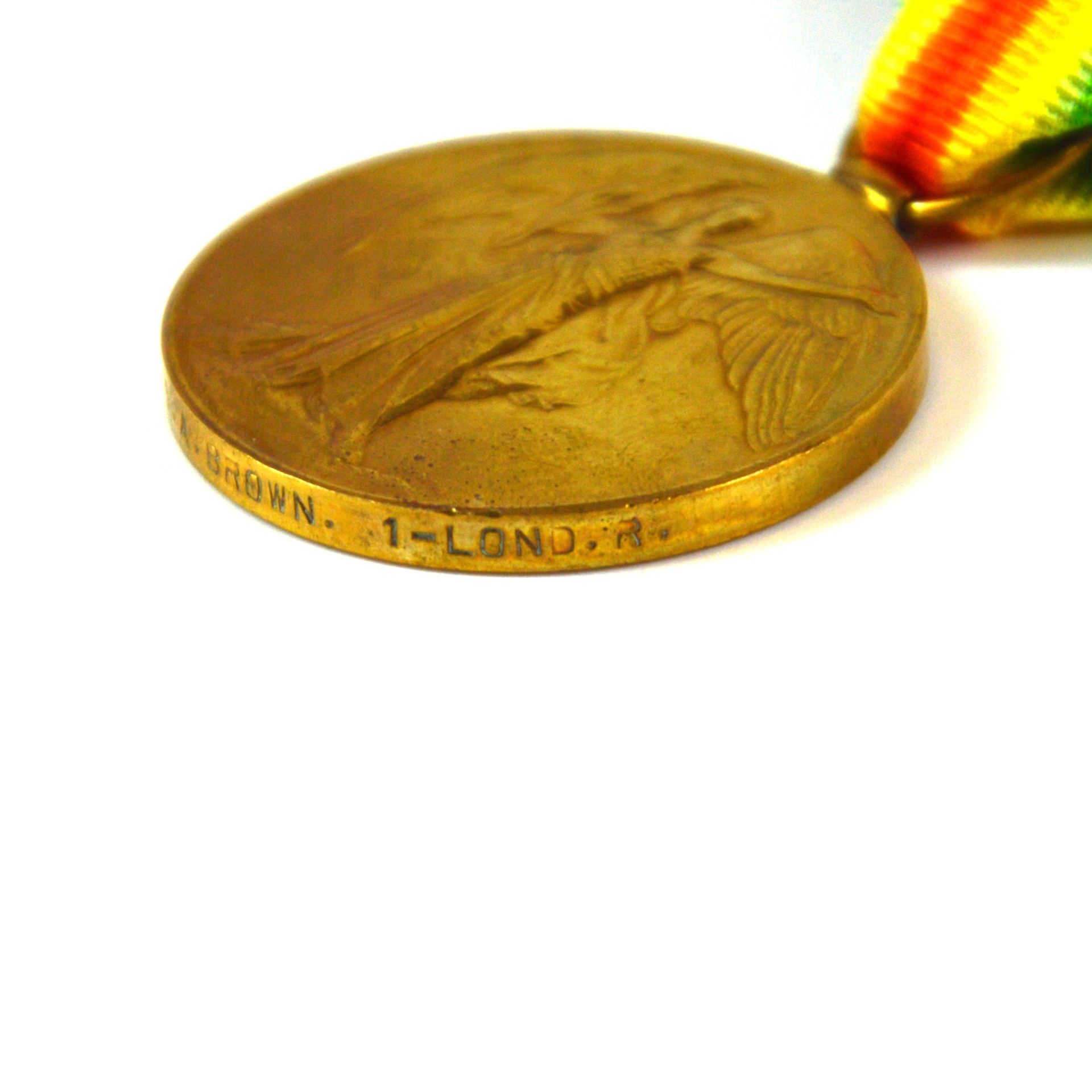 Victory Medals Belonging to Brothers Killed - L/Corporal Ernest Brown, RE and L/Corporal Sidney Brown, 1st Bn, London Regiment (RF) - Image 3