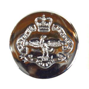 Northern Rhodesia Police Chrome Blazer Button (1952-1964 Pattern) - 23mm