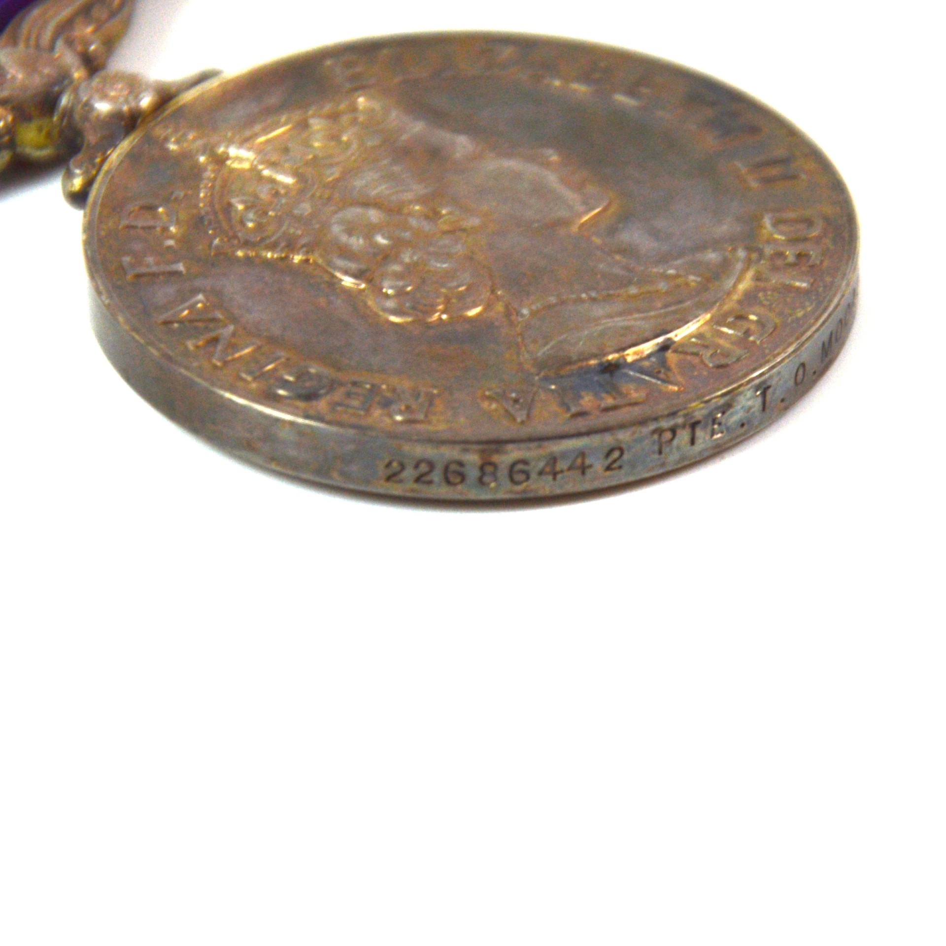 General Service Medal - Malaya (1955-1962 Type) in Box - Private Thomas O. Moore, 1st Battalion, Queen's Own Royal West Kent Regiment - Image 5